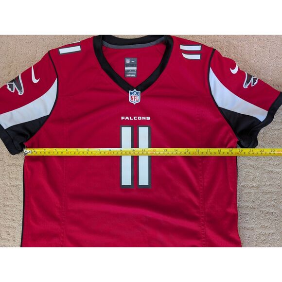 Nike Julio Jones Atlanta Falcons Jersey Women XL XLarge Red NFL On Field - Picture 8 of 10